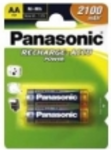 Panasonic 2 NiMH 2600mAh AA herlaadbare batterijen